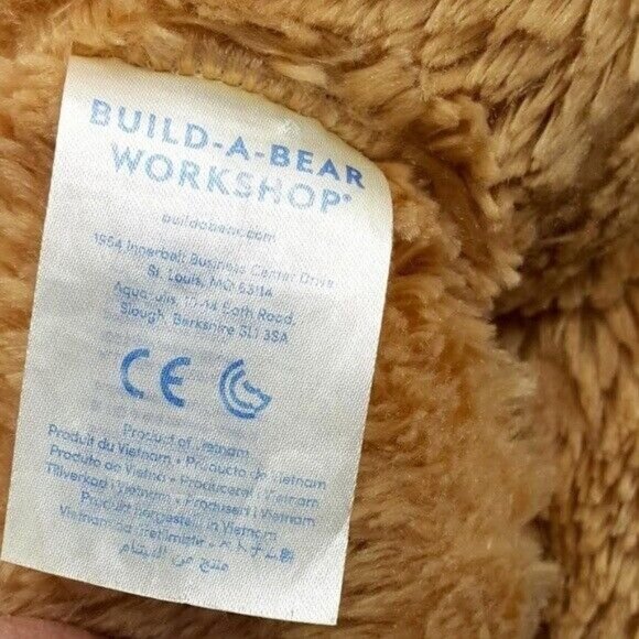 Build a Bear Classic Bunny Rabbit Plush Brown 16" Spring Easter Long Floppy Ears - Picture 8 of 12